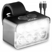 Велосипедный передний светильник 8XLED мощный 900LM велосипедный светильник USB-C VAYOX