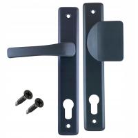 KLAMKA POCHWYT ROZSTAW 90 MM ANTRACYT UCHWYT DO DRZWI BRAMY BRAMKI FURTKI