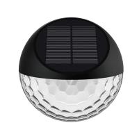 Lampka ścienna solarna Puno czarna IP44 LED