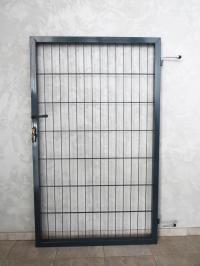 Furtka Panelowa 2D 1,5m x 0,9m ze słupami 2,2m GRAFIT RAL7016