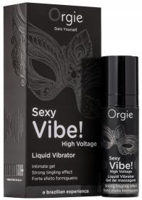 ORGIE Sexy Vibe! HIGH VOLTAGE silnie stymulujący żel intymny 15 ml