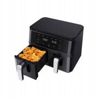 Airfryer Longin 2000W 2 komory ekran 10L Frytkownica beztłuszczowa XXL