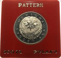 PRÓBA 200 zł złotych 1986 Sowa MN