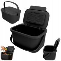 Мусорное ведро для кухни био мусорное ведро 4.5 l с фильтром запаха