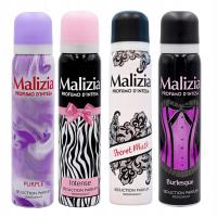 Malizia набор из 4 дезодорантов PURPLE INTENSE Burlesque SECRET MUSK