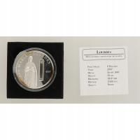 Palau - 5 dollarów $ Ave Maria - Lourdes - 2007 r,Ag 999