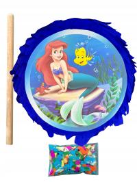 PINIATA urodzinowa SYRENKA ARIEL prezent + GRATISY urodziny