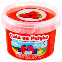 Urządzenie do waty cukrowej Cuda na Patyku Truskawkowy Cukier waty cukrowej 100g wiaderko S czerwony 1 W