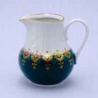 lata 60/70-te PIĘKNY ZIELONY mlecznik PORCELANOWY henneberg