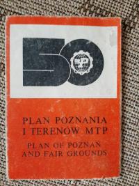 Międzynarodowe Targi Poznańskie 1978 r. plan miasta i targów reklama antyk