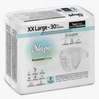 Sleepy Natural Premium Plus+ Rozmiar 7 XXL Large 30 pieluchy dla dzieci