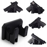 Regulowany magnetyczny uchwyt na broń krótką, pistolet | PRAWY < - > LEWY