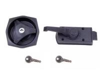 Замок двери каравана левый 2хключ