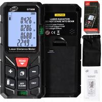 DALMIERZ LASEROWY CYFROWY MIERNIK ODLEGŁOŚCI ZIELONY LASER 80 METRÓW LCD
