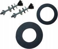 Zestaw naprawczy kompaktu WC z dwiema uszczelkami okrągłymi z pianogumy