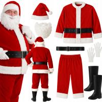 STRÓJ MIKOŁAJA XXL PREOFESJONALNY ŚWIĘTY MIKOŁAJ BOŻE NARODZENIE GWIAZDOR