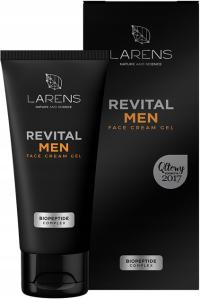 LARENS Revital Men Face Cream Gel-восстанавливающий укрепляющий успокаивающий 50M