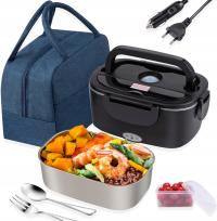 LUNCH BOX ELEKTRYCZNY TERMOS OBIADOWY PODGRZEWANY 1.5L 12V/24V/220V