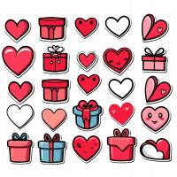 NAPLAMKI NAPRASOWANKI SERCA SERDUSZKA TERMO NAKLEJKA NA UBRANIA DTF