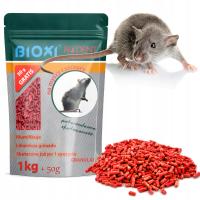 1kg + 50g GRANULAT 50 PPM NA MYSZY SZCZURY TRUTKA PROFESJONALNY MUMIFIKUJE
