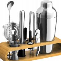 ZESTAW BARMAŃSKI 11w1 SHAKER DO DRINKÓW KOKTAJLI EKSKLUZYWNY ZESTAW XXL