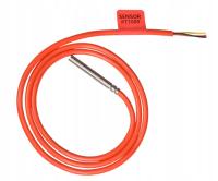 Датчик температуры Pt1000 наперсток силиконовый кабель 2M