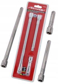 ZESTAW PRZEDŁUŻEK ADAPTERÓW PRZEDŁUŻKI 3/8 75 150 225 MM NEILSEN