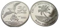 50 рупий (2023) Кокосовые острова-Клиностерный Буревестник