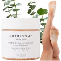 Sól do kąpieli stóp zmiękczająca wygładzająca MOCZNIK EUKALIPTUS Nutridome