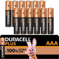 Bateria AAA Duracell PLUS Paluszek Alkaiczna R6 1.5V Mocna Oryginalna 12szt