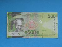 Gwinea Banknot 500 Francs 2018 / 2019 UNC P-52