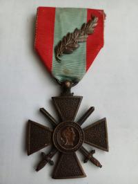 Krzyż Wojenny TOE z palmą - Francja