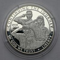 201. USA SREBRO 1 dolar 2010 Boy Scouts of America
