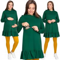 Туника для беременных SUZI с капюшоном и оборками