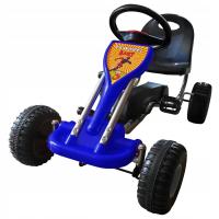 Gokart z pedałami, niebieski