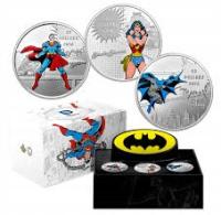 2016 Canada $20 DC Comics Batman, Superman & Wonder Woman 1oz Fine