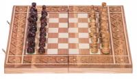 SQUARE-шахматы деревянные Алмаз Люкс-резные