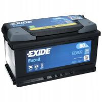 Akumulator Exide Excell EB802 80Ah 700A P+
