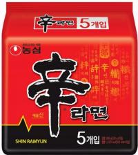 Суп корейский лапша шин RAMYUN 5 x 120 г НС