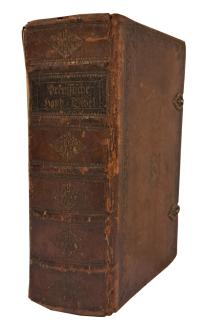 [BIBLIA] LUTER, QUANDT- Preussische Hand-Bibel 1734