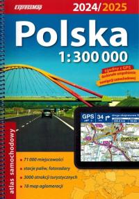 ПОЛЬША 1: 300 000 АТЛАС АВТОМОБИЛЬНЫЙ ТУРИСТИЧЕСКИЙ 2024/2025 EXPRESSMAP
