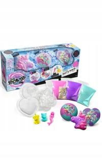 Zestaw do tworzenia 3 kul do kąpieli Canal Toys : Jednorożec-Serce-Diament