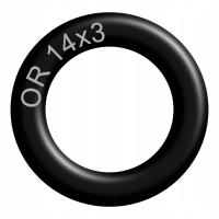 Уплотнительное кольцо 14X3 NBR70 резиновое маслостойкое (1 шт.)