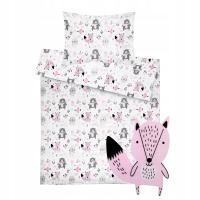 POŚCIEL DZIECIĘCA 160x100 DO ŁÓŻKA 160x80 MISIE PASTELOWE