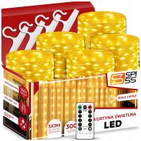 Занавес свет окна 300LED 3x3 рождественские огни рождественская елка гирлянда