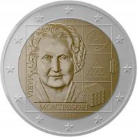 2 euro Włochy Maria Montessori 2020