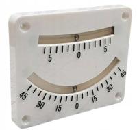 KLINOMETR PRZECHYŁOMIERZ JACHTOWY DWUSKALOWY BIAŁY 70086