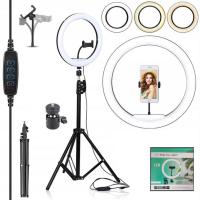 LAMPA PIERŚCIENIOWA LED RING 80W 30cm DO SELFIE MAKIJAŻU