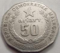 0089 - Madagaskar 50 ariary, 1992