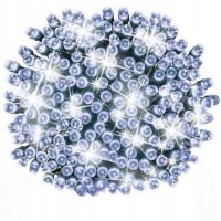 LAMPKI CHOINKOWE 500 LED ZEWNĘTRZNE BIAŁE ZIMNE + FLASH